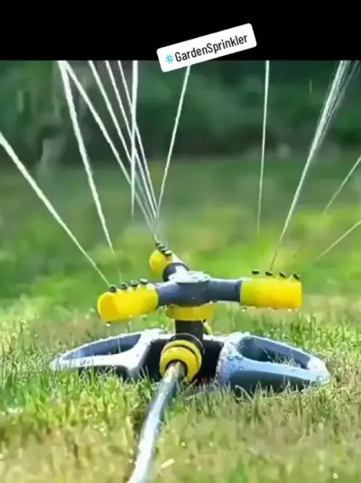 Check Out This Automatic Lawn Sprinkler