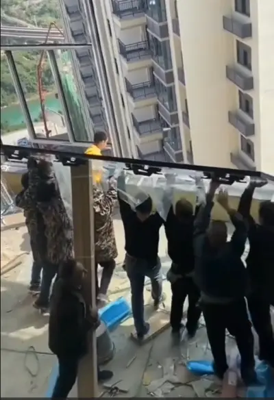 High-Rise Window Installation
